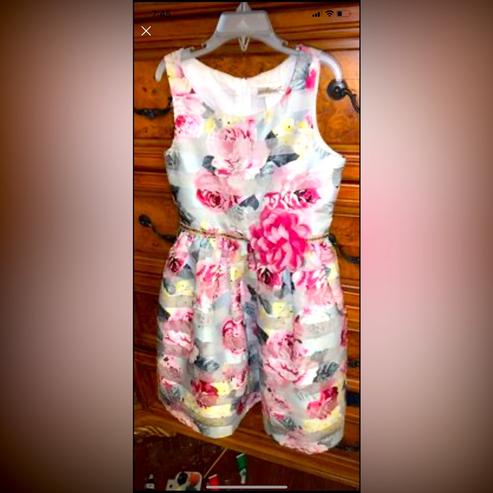 Beautiful Size 10 Girls Spring Easter Dress - Very Good Condition